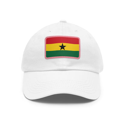 Ghana Leather Patch Hat