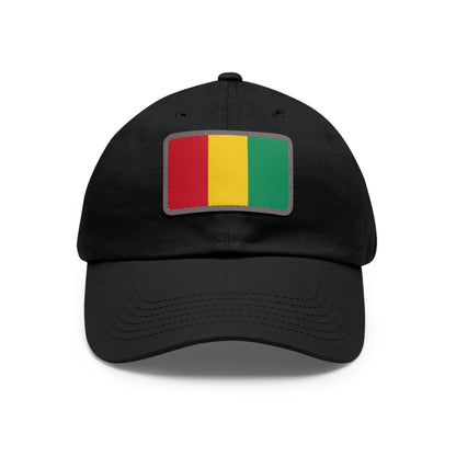 Guinea Leather Patch Hat