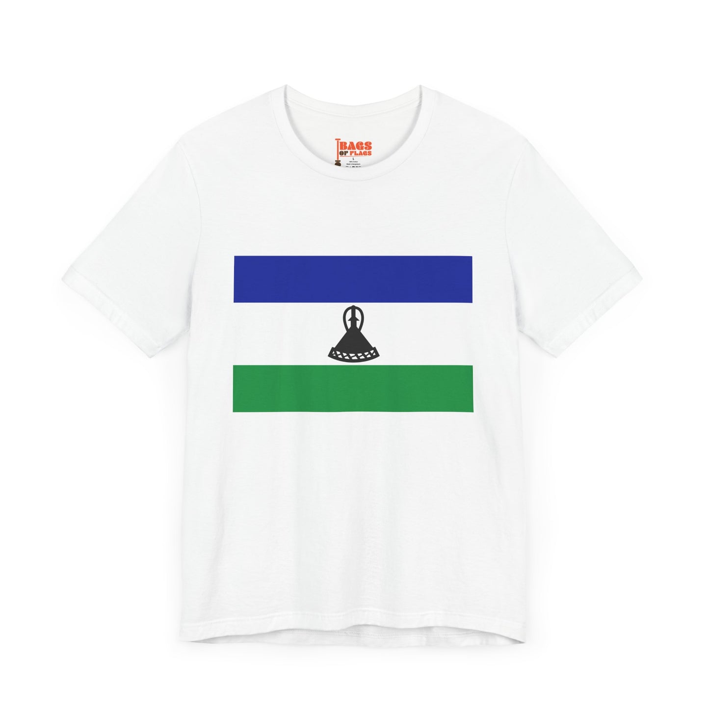 Lesotho Flag on T-shirt