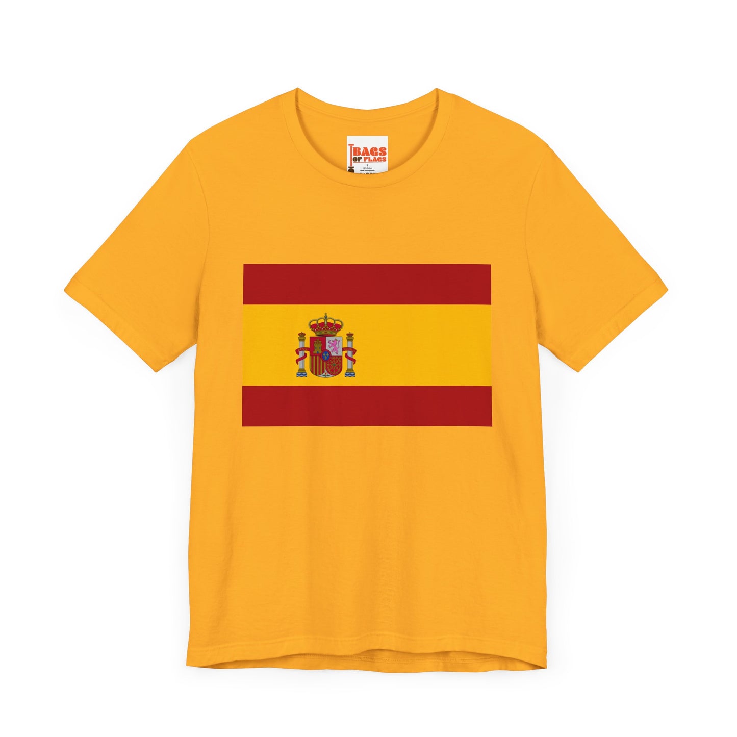 Spain Flag on T-shirt