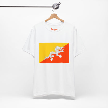 Bhutan Flag on T-shirt