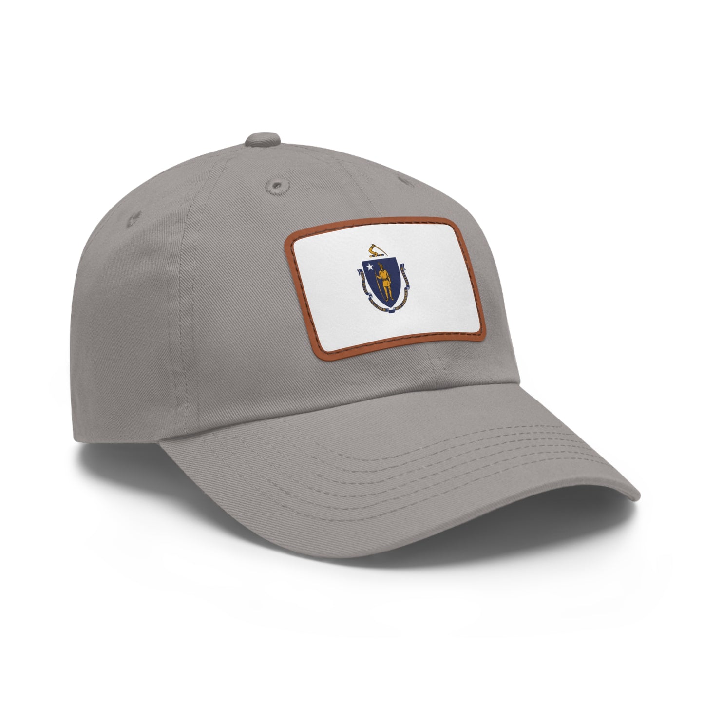 Massachusetts Leather Patch Hat