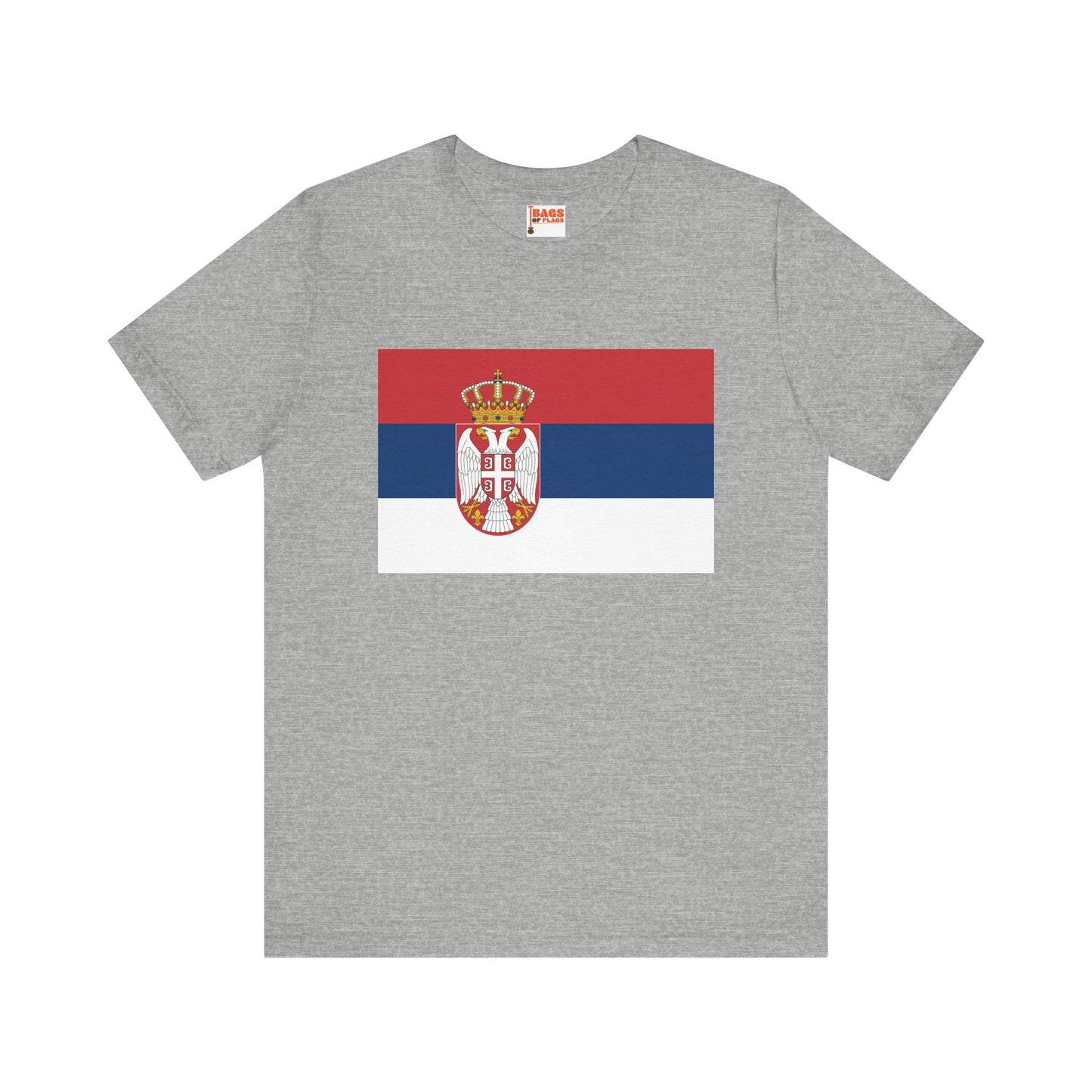 Serbia Flag on T-shirt