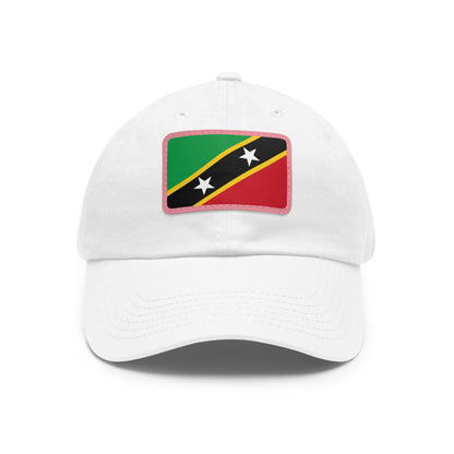 Saint Kitts and Nevis Leather Patch Hat