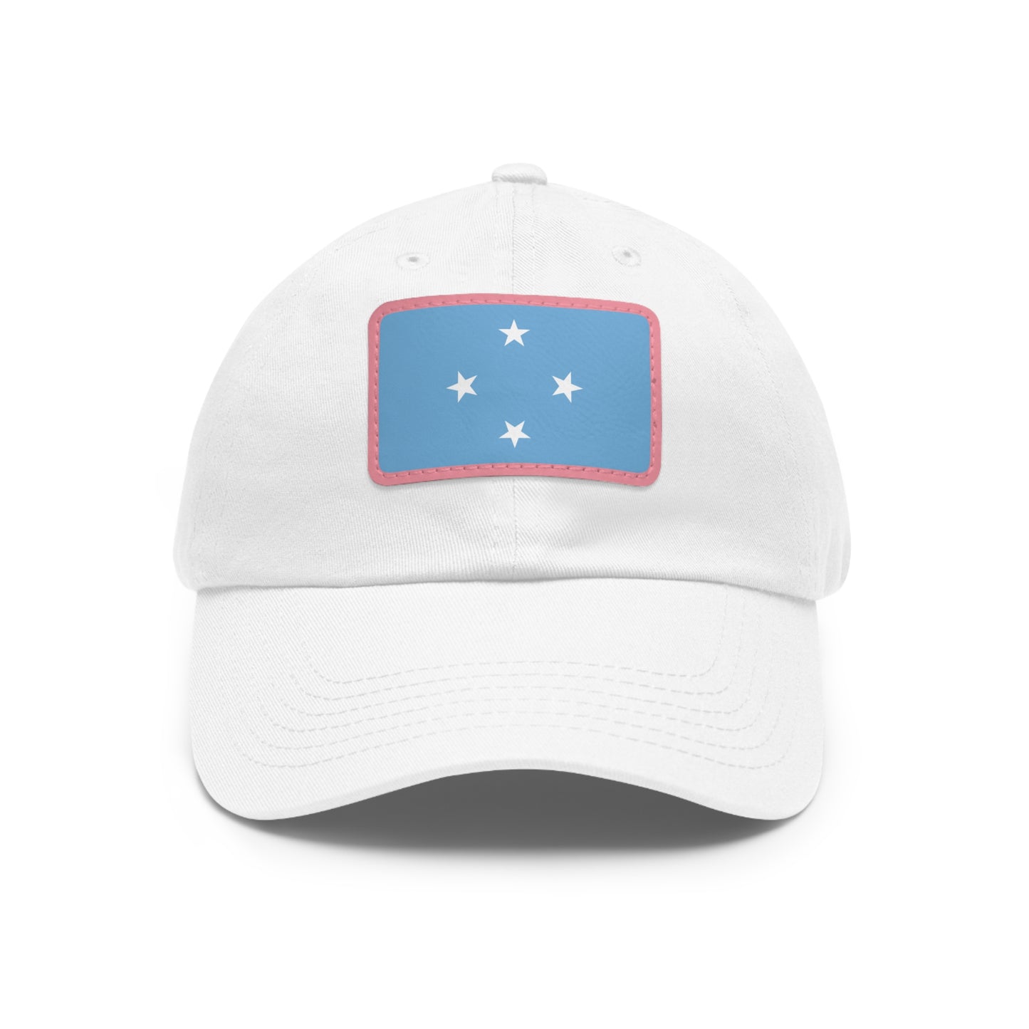 Federated States of Micronesia Leather Patch Hat