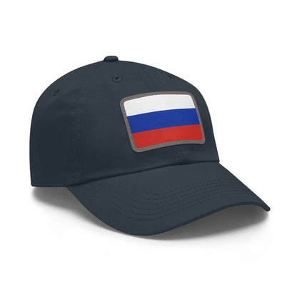 Russia Leather Patch Hat