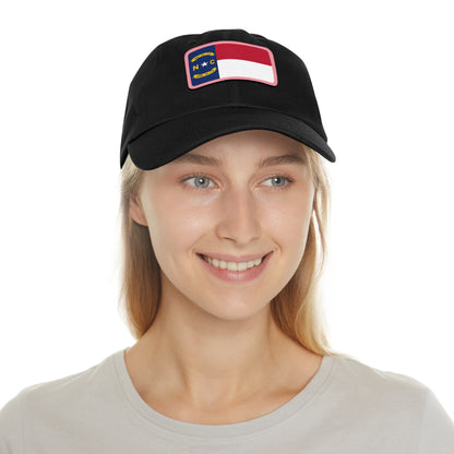 North Carolina Leather Patch Hat