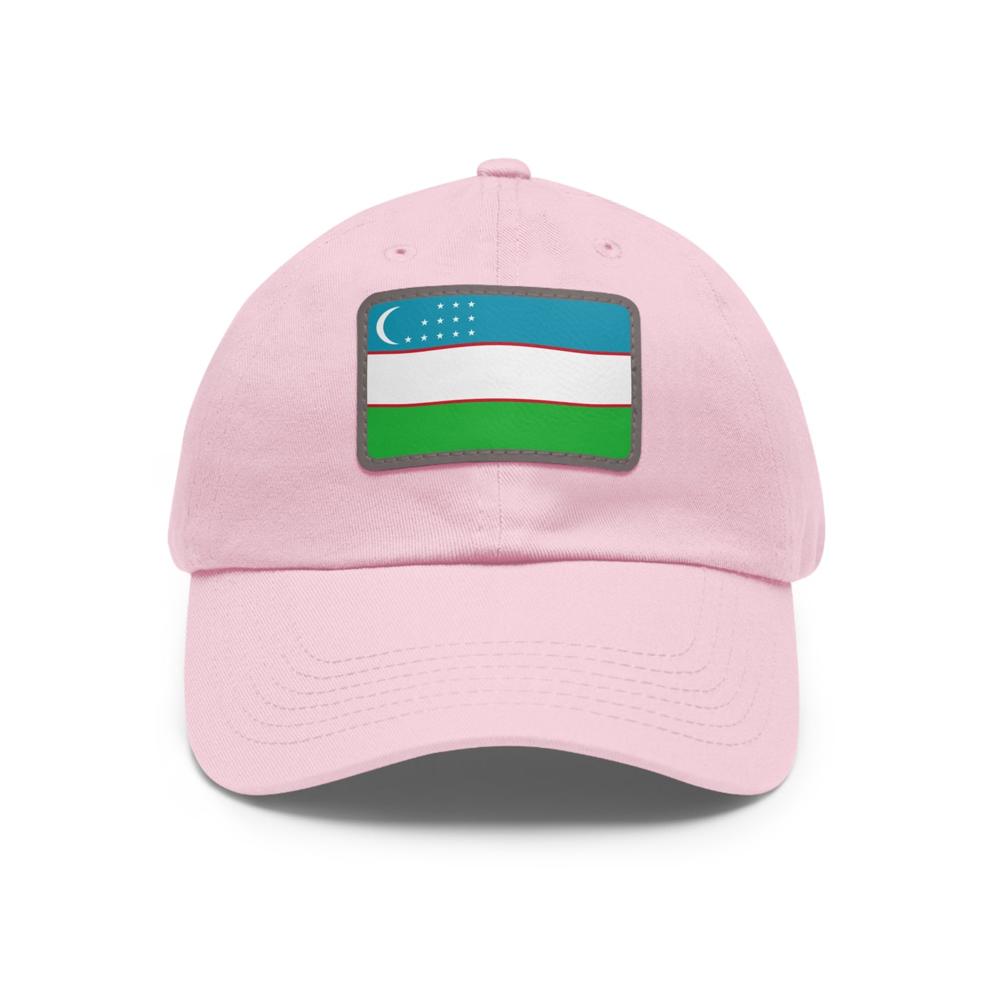 Uzbekistan Leather Patch Hat