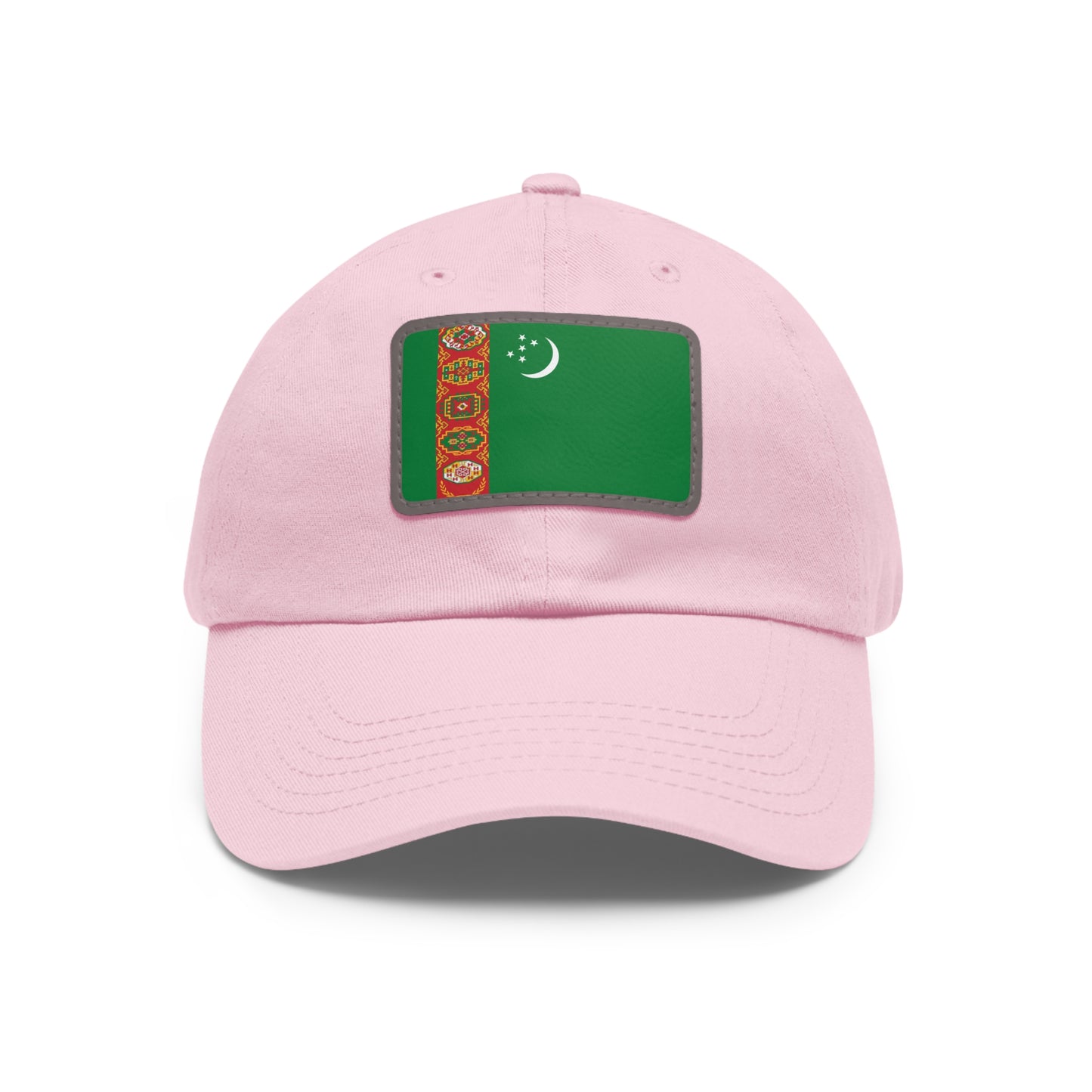 Turkmenistan Leather Patch Hat