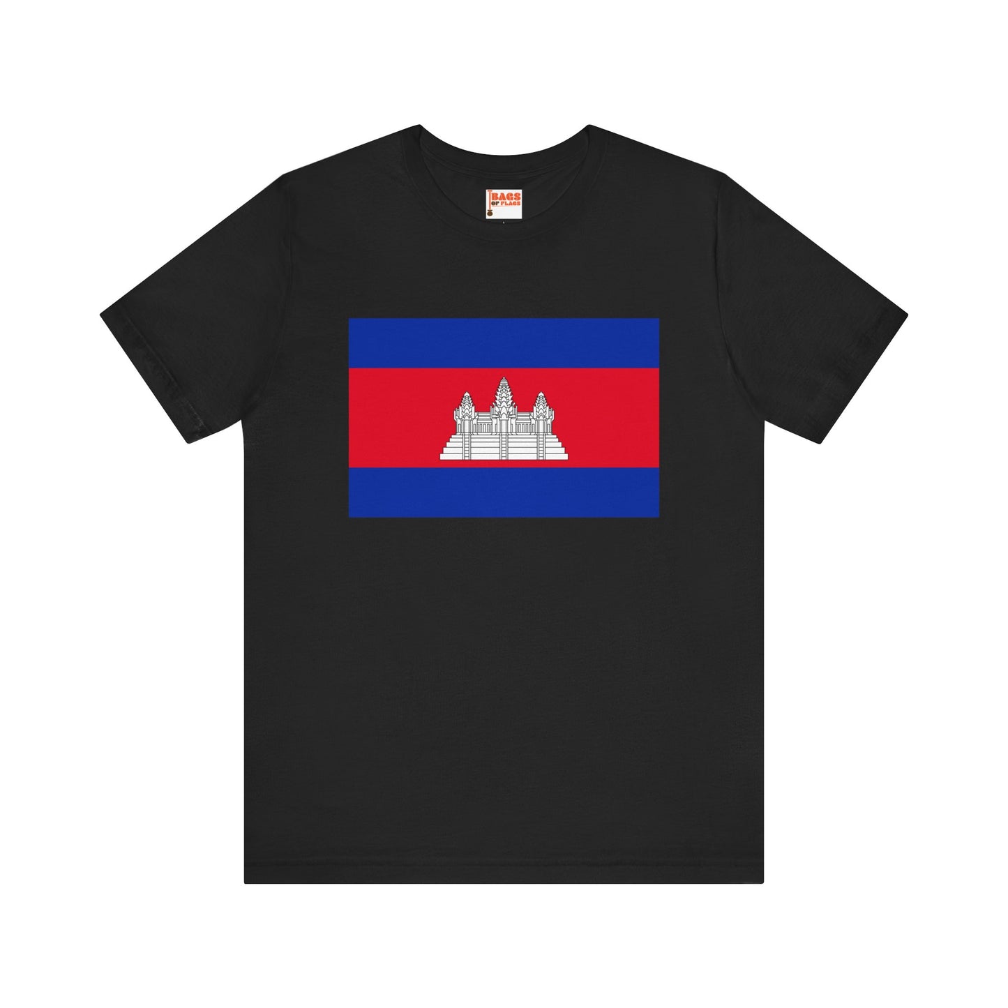 Cambodia Flag on T-shirt