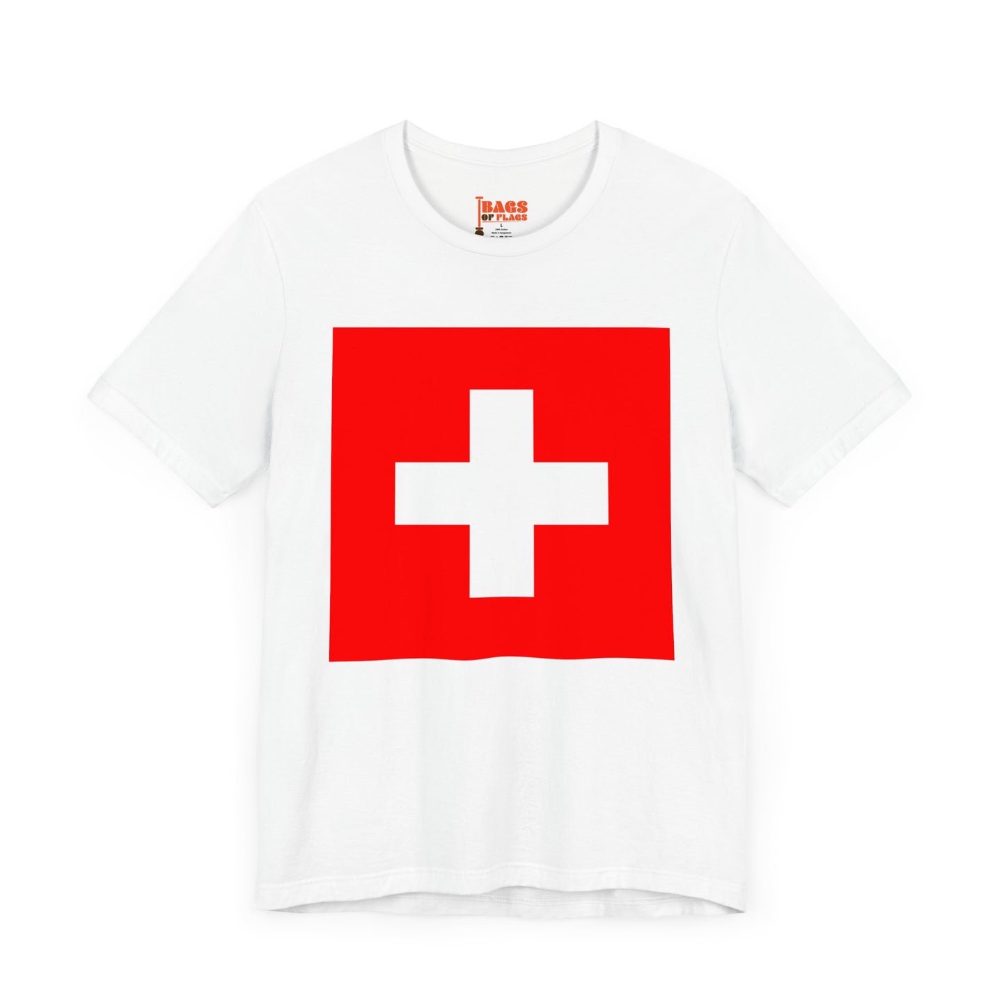 Switzerland Flag on T-shirt