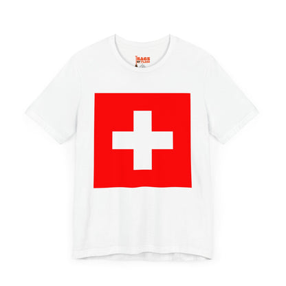 Switzerland Flag on T-shirt