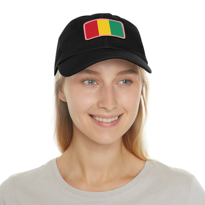 Guinea Leather Patch Hat