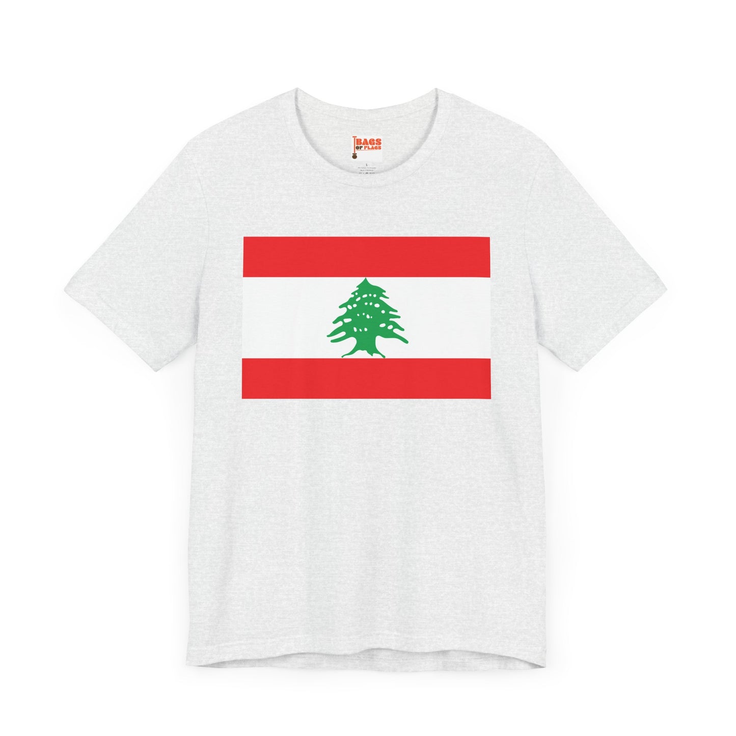Lebanon Flag on T-shirt