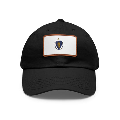 Massachusetts Leather Patch Hat