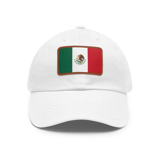 Mexico Leather Patch Hat