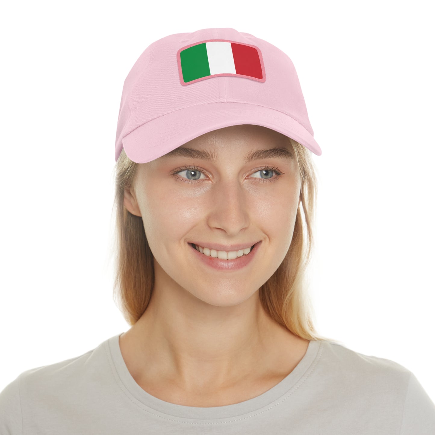 Italy Leather Patch Hat