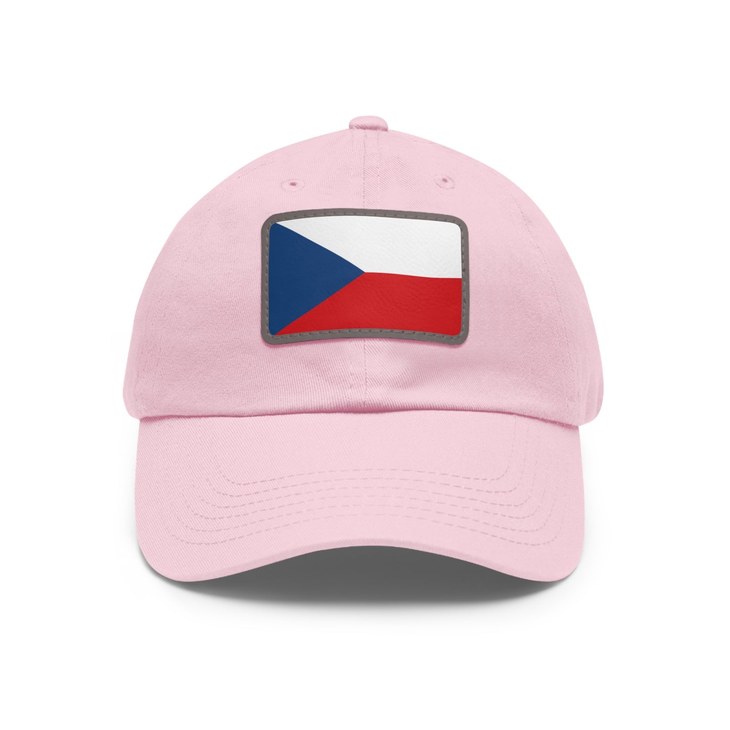 Czech Republic Leather Patch Hat