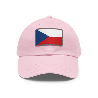 Czech Republic Leather Patch Hat