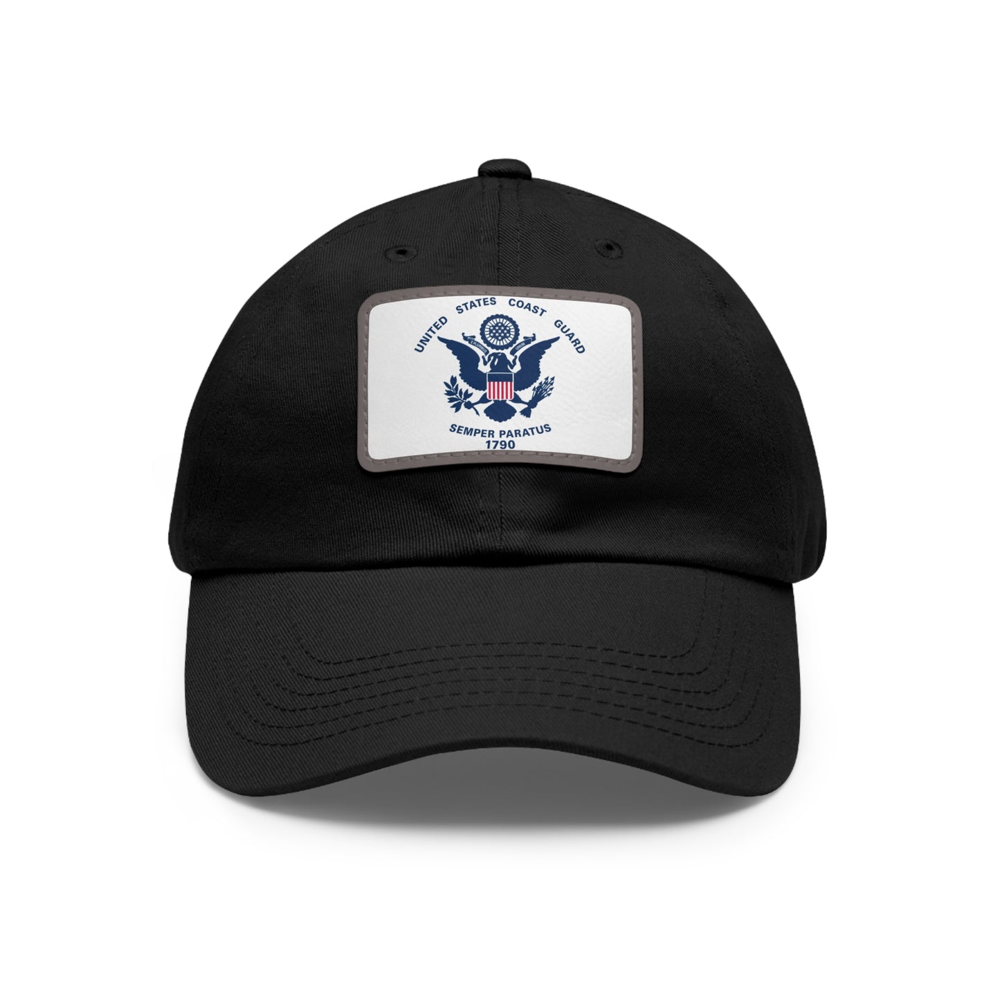 US Coast Guard Leather Patch Hat