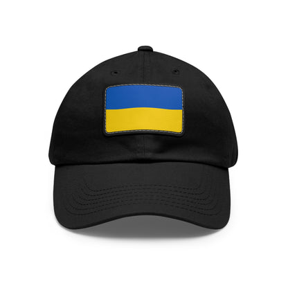 Ukraine Leather Patch Hat