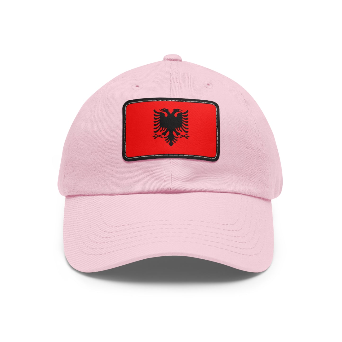 Albania Leather Patch Hat