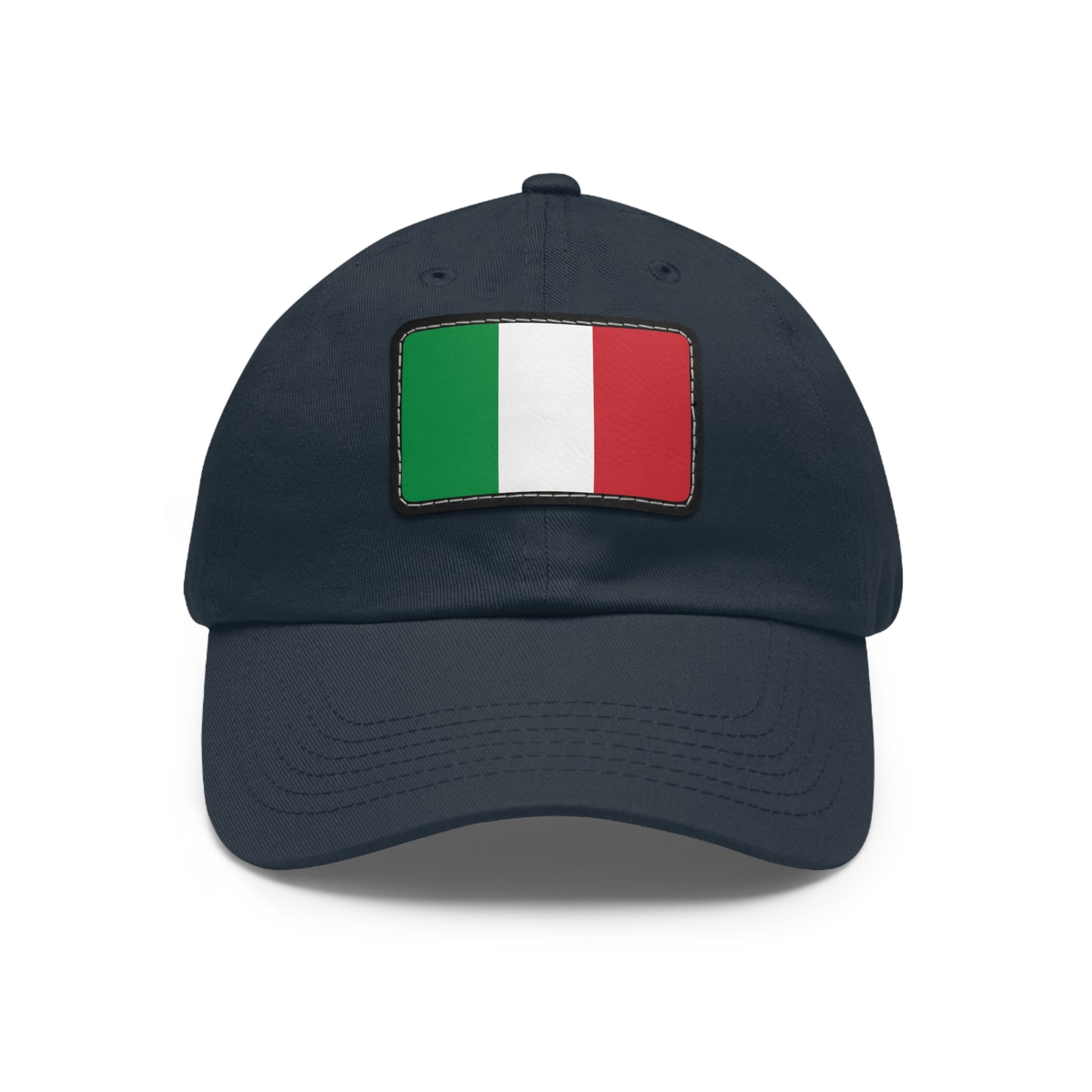 Italy Leather Patch Hat