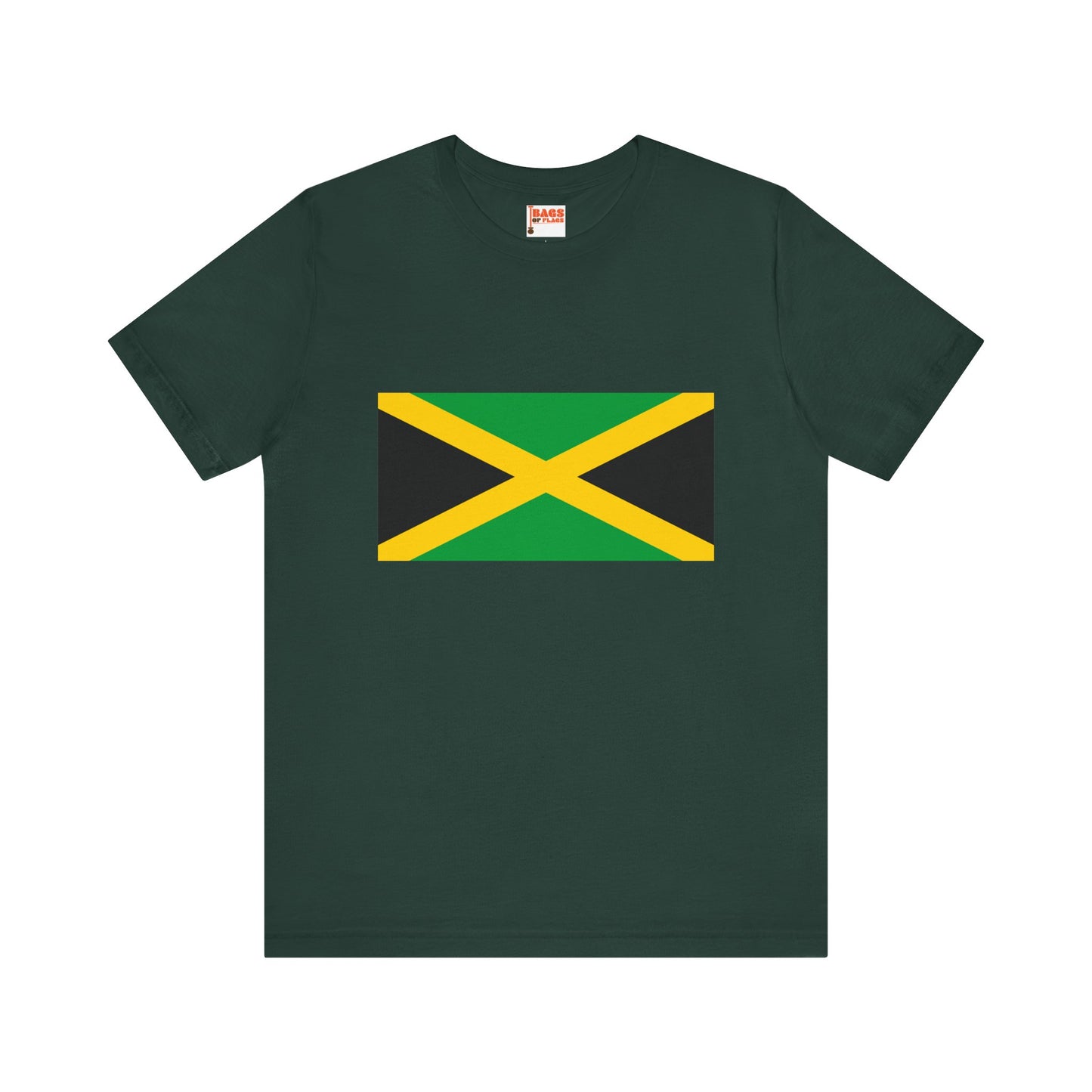 Jamaica Flag on T-shirt