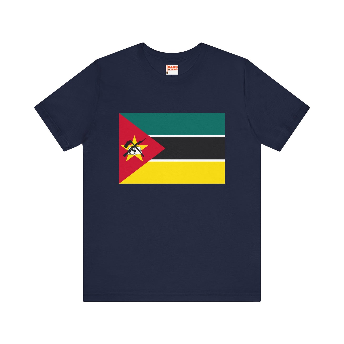 Mozambique Flag on T-shirt