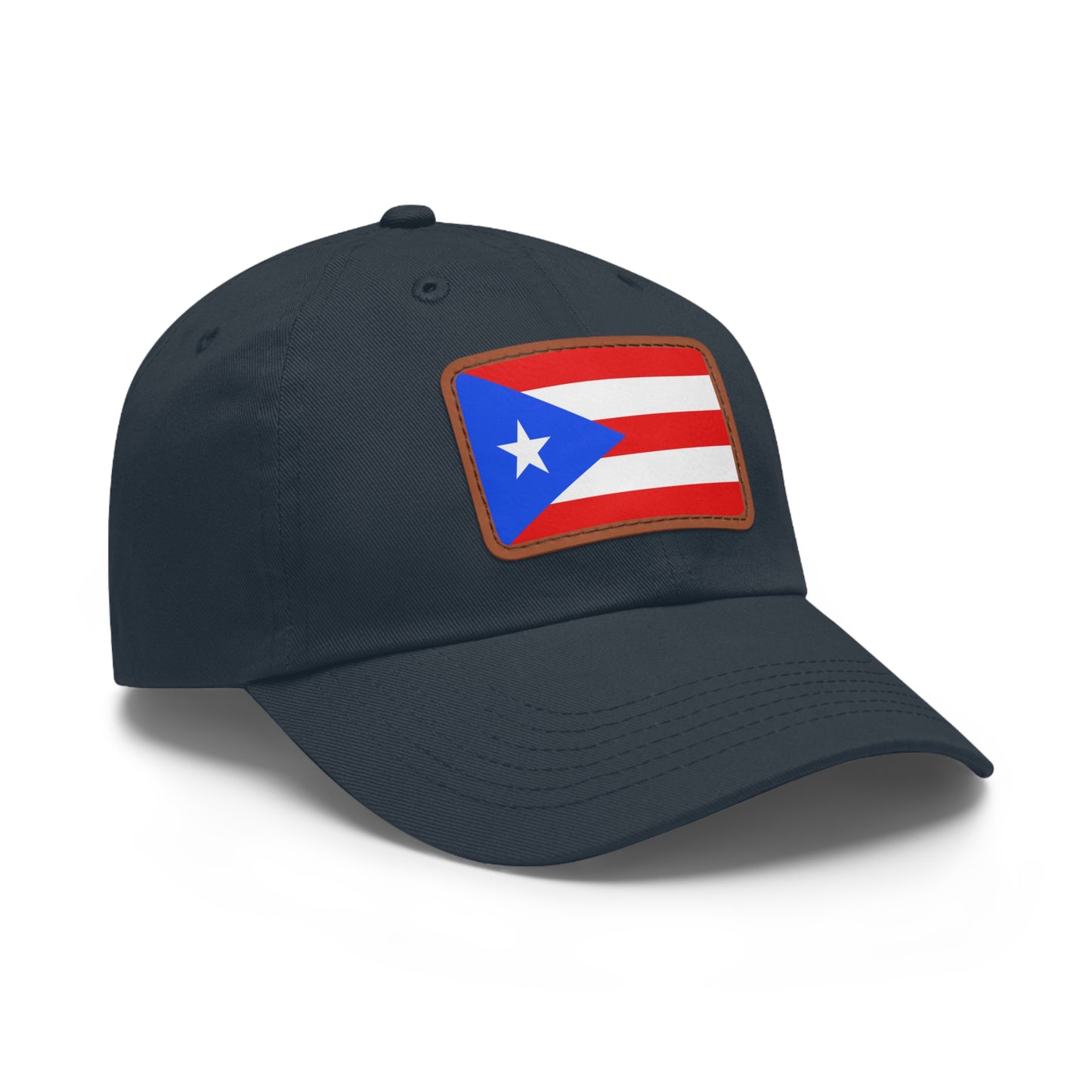 Puerto Rico Leather Patch Hat