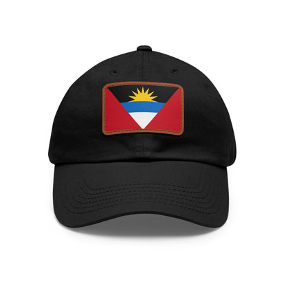 Antigua and Barbuda Leather Patch Hat