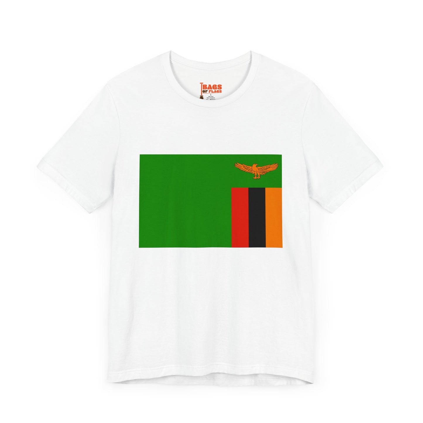 Zambia Flag on T-shirt