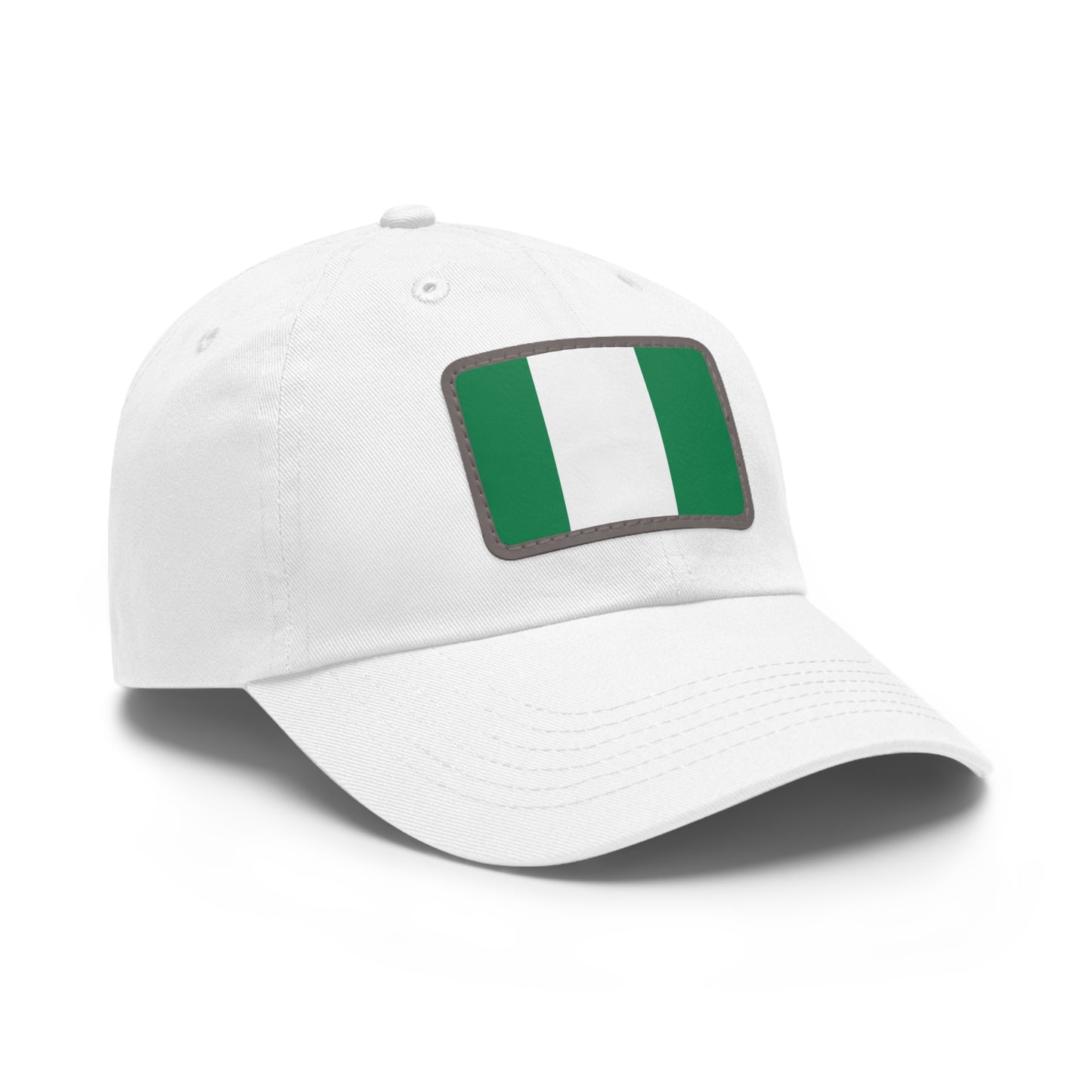 Nigeria Leather Patch Hat