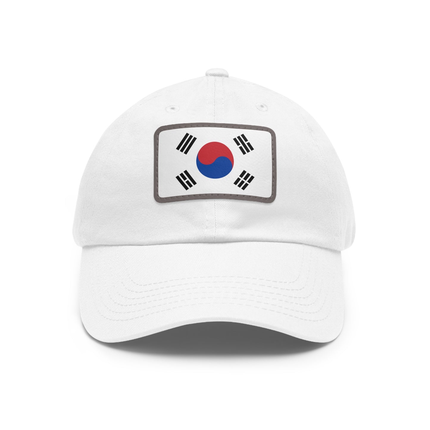 South Korea Leather Patch Hat