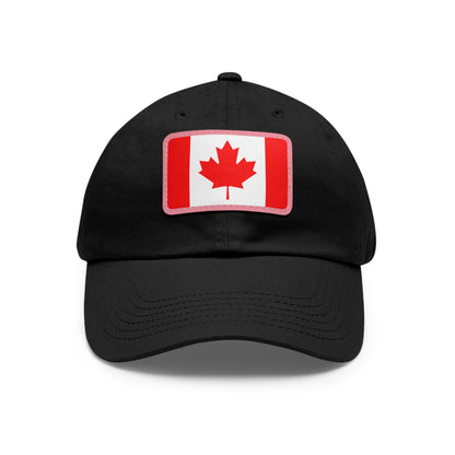 Canada Leather Patch Hat