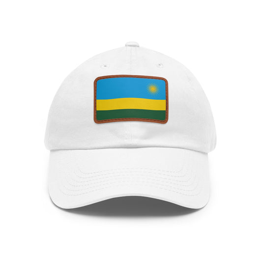 Rwanda Leather Patch Hat