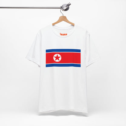 North Korea Flag on T-shirts