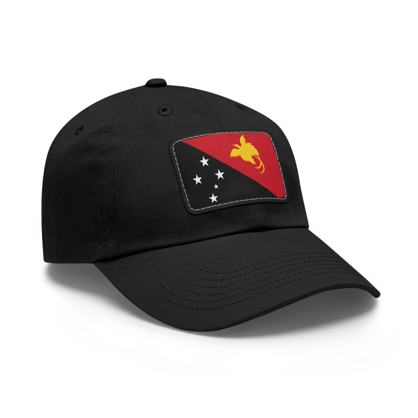 Papua New Guinea Leather Patch Hat