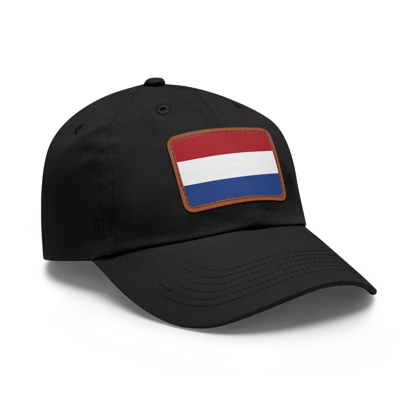 Netherlands Leather Patch Hat