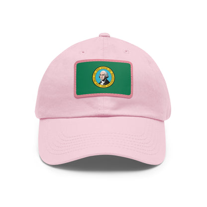 Washington Leather Patch Hat