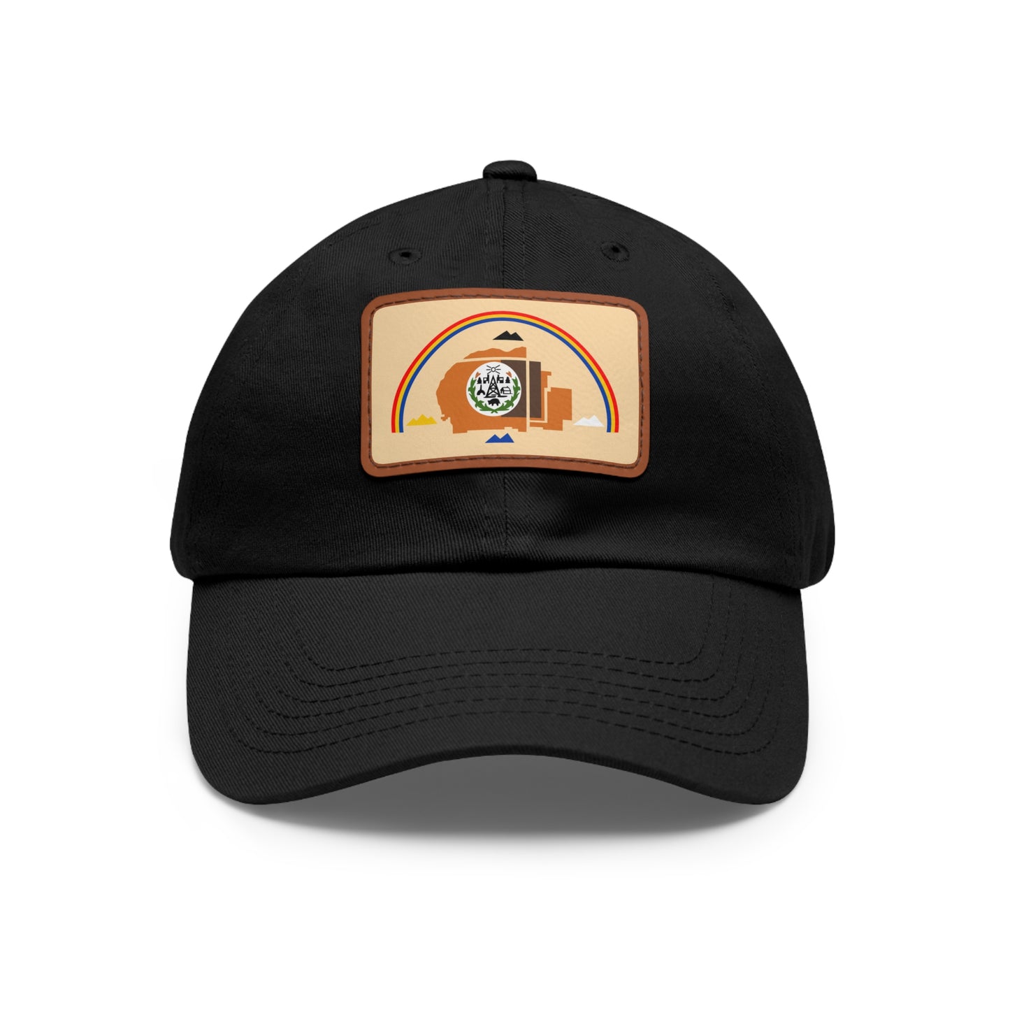 Navajo Leather Patch Hat