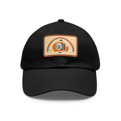 Navajo Leather Patch Hat