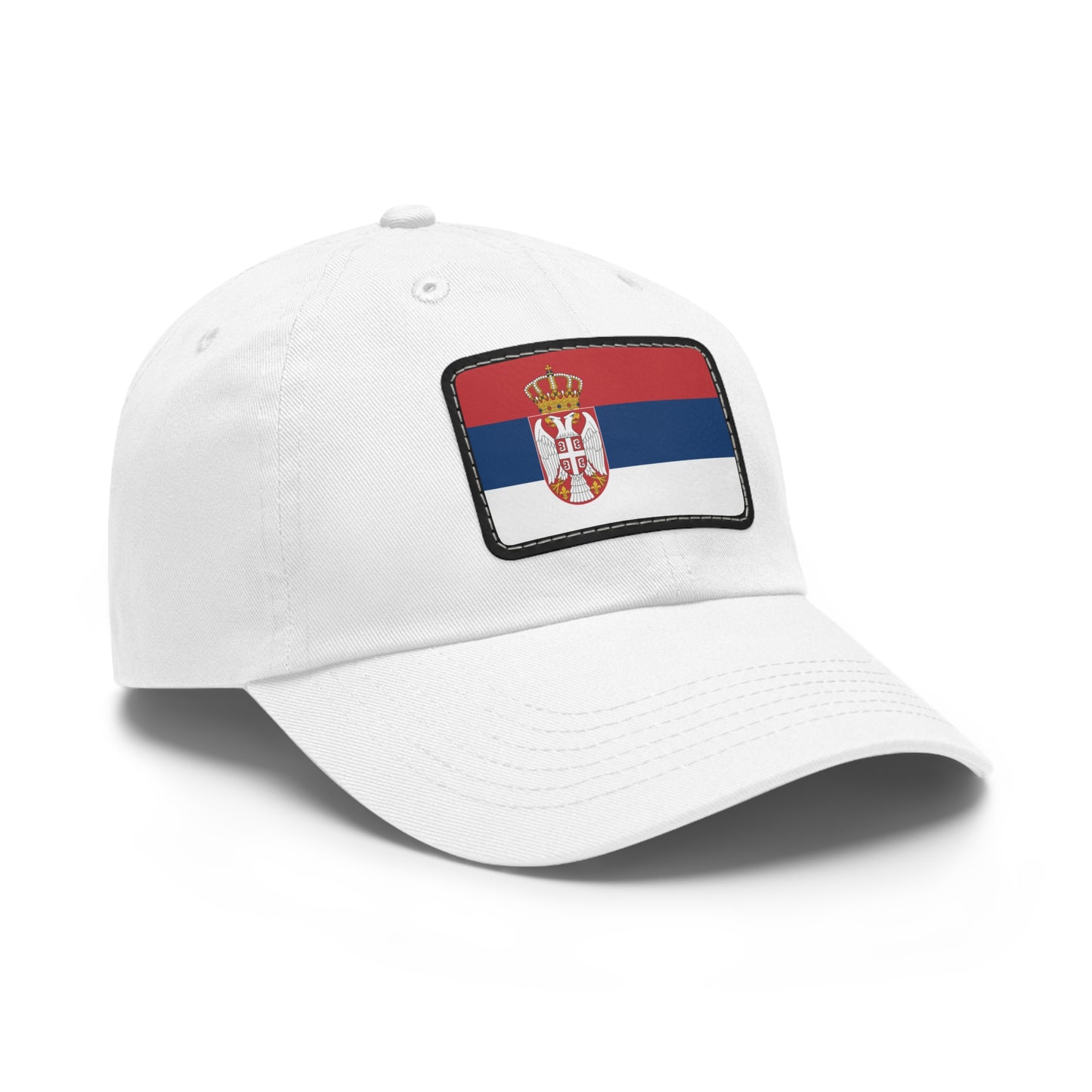 Serbia Leather Patch Hat