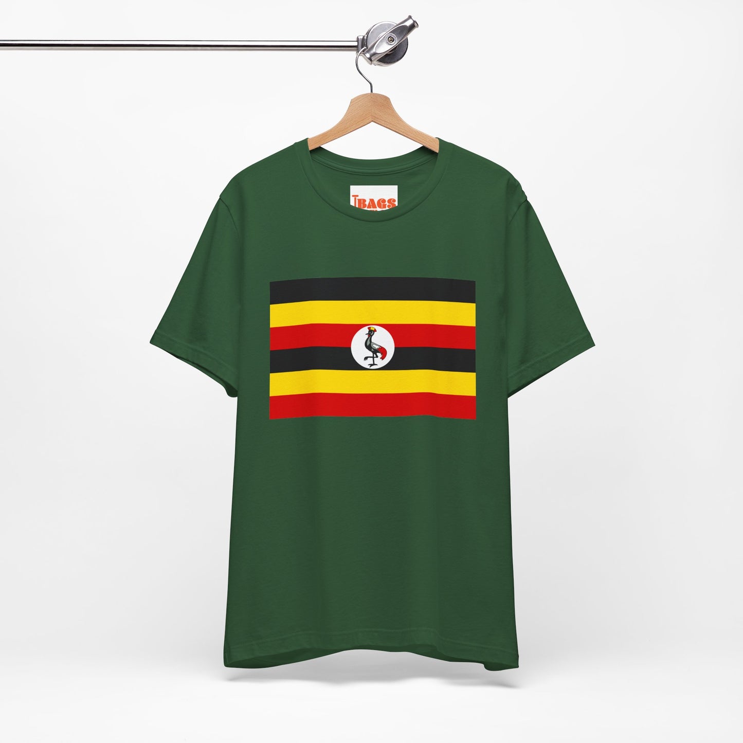 Uganda Flag on T-shirt