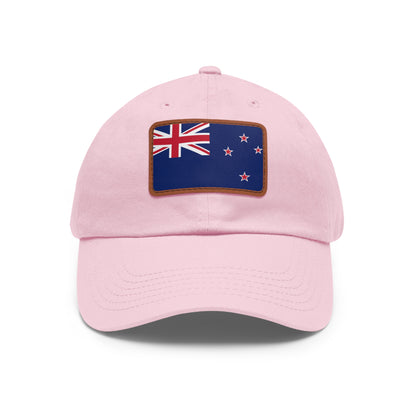 New Zealand Leather Patch Hat
