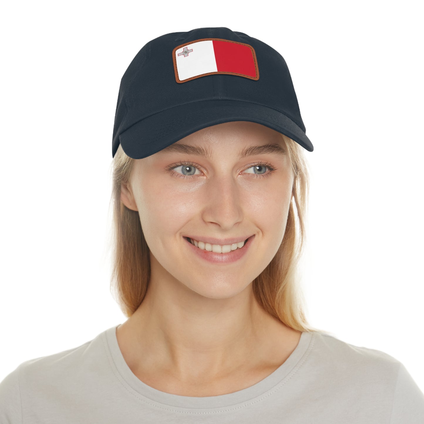 Malta Leather Patch Hat