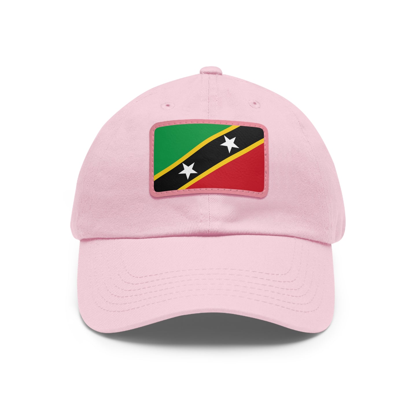 Saint Kitts and Nevis Leather Patch Hat