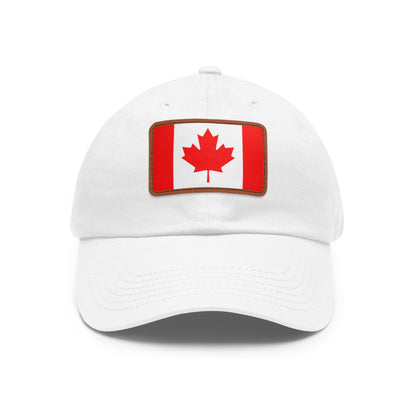 Canada Leather Patch Hat