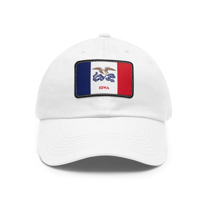 Iowa Leather Patch Hat