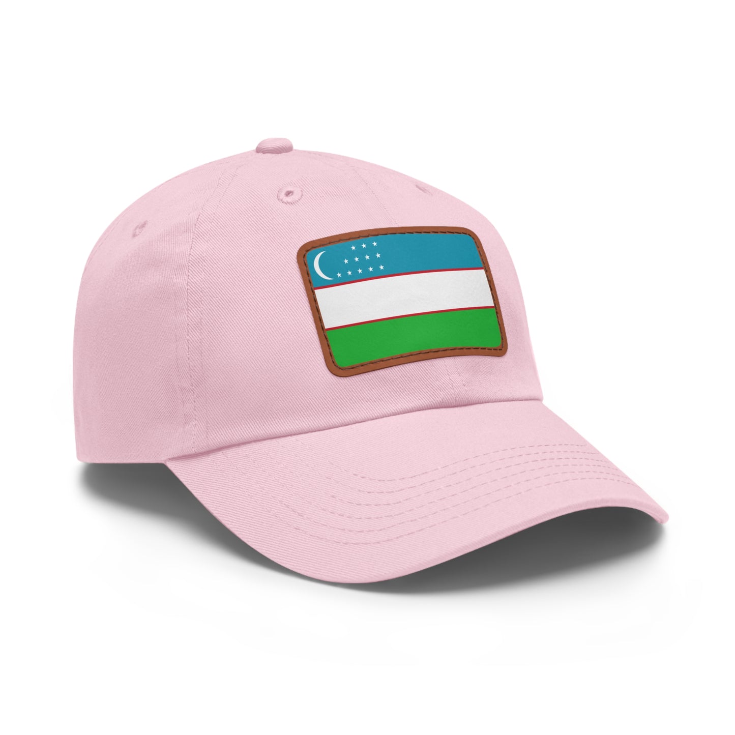Uzbekistan Leather Patch Hat